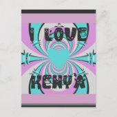 マジカルケニア:私はケニアが大好き ポストカード (正面)