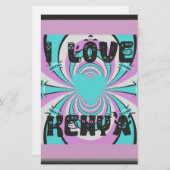 マジカルケニア:私はケニアが大好き 便箋 (正面/裏面)