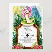 マジカルコブラスネーク誕生日 招待状 (正面/裏面)