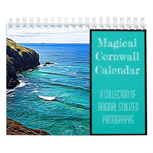 マジカルコーンウォール、様式化されたコーンウォールの写真 カレンダー (カバー)