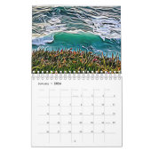 マジカルコーンウォール、様式化されたコーンウォールの写真 カレンダー (1月 2026)