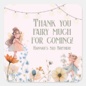 マジカルサンキューフェアリー多誕生日 スクエアシール (正面)