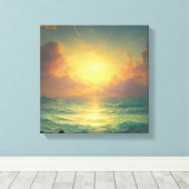 マジカルサンライズ キャンバスプリント (インサイチュ (ウッドフロア))