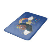 マジカルザユニコーンレインボー&クラウドデザイン バスマット (アングル)