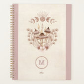 マジカルシアルコテージコアマッシュルームムーンボホ プランナー手帳 (正面)