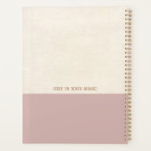 マジカルシアルコテージコアマッシュルームムーンボホ プランナー手帳 (裏面)