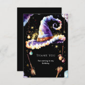 マジカルシンプルボホウィザード誕生日 サンキューカード (正面/裏面)