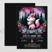 マジカルジャングルウルフ誕生日 招待状 (正面/裏面)