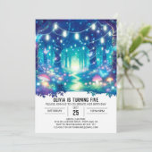 マジカルスイートウッドランドデジタル誕生日 招待状 (スタンド正面)