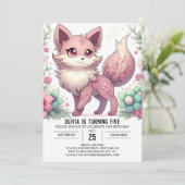 マジカルスイートウルフデジタル誕生日 招待状 (スタンド正面)