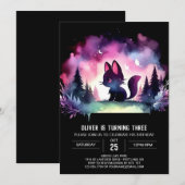 マジカルスイートキャット誕生日 招待状 (正面/裏面)