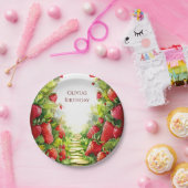 マジカルスウィートシンプル誕生日 ペーパープレート (パーティー)