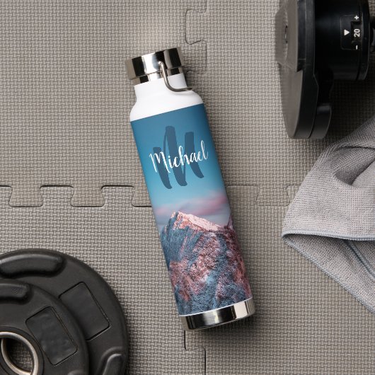 マジカルスカイモノグラムマウンテンストルジチスロベニア ウォーターボトル (ジム)