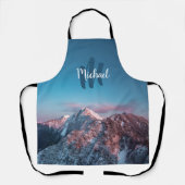 マジカルスカイモノグラムマウンテンストルジチスロベニア エプロン (正面)