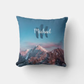 マジカルスカイモノグラムマウンテンストルジチスロベニア クッション (正面)