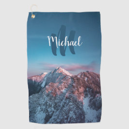 マジカルスカイモノグラムマウンテンストルジチスロベニア ゴルフタオル