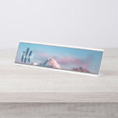 マジカルスカイモノグラムマウンテンストルジチスロベニア デスクネームプレート (正面)