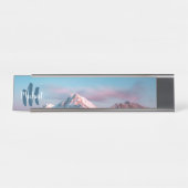 マジカルスカイモノグラムマウンテンストルジチスロベニア デスクネームプレート (正面)