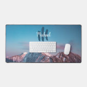 マジカルスカイモノグラムマウンテンストルジチスロベニア デスクマット (キーボード&マウス)