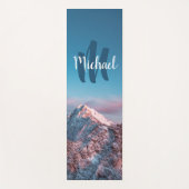 マジカルスカイモノグラムマウンテンストルジチスロベニア ヨガマット (正面)