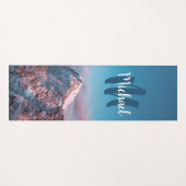 マジカルスカイモノグラムマウンテンストルジチスロベニア ヨガマット (正面(横))