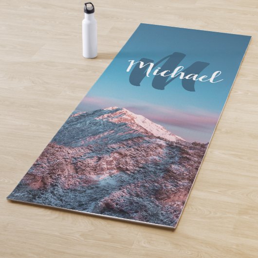 マジカルスカイモノグラムマウンテンストルジチスロベニア ヨガマット (インサイチュ)