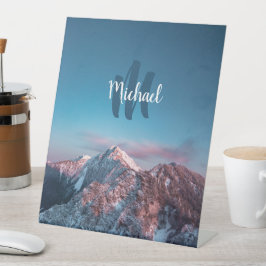 マジカルスカイモノグラムマウンテンストルジチスロベニア 台座サイン