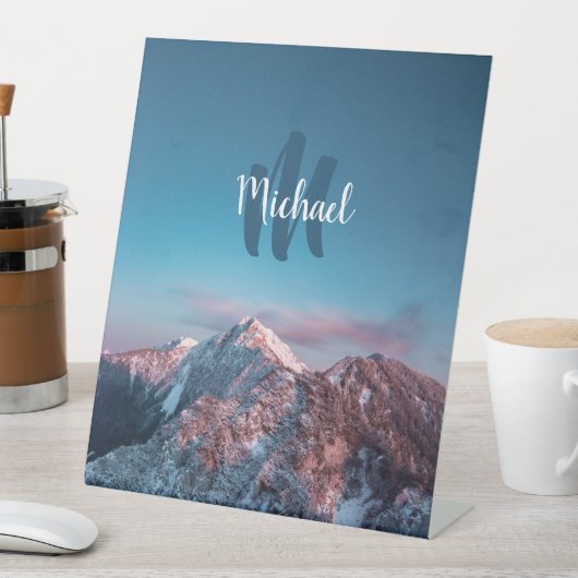 マジカルスカイモノグラムマウンテンストルジチスロベニア 台座サイン (インサイチュ)