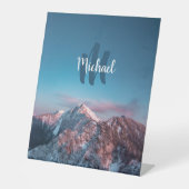 マジカルスカイモノグラムマウンテンストルジチスロベニア 台座サイン (正面)