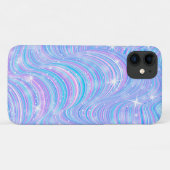 マジカルスパーキングパステルウェーブiPhoneケース Case-Mate iPhoneケース (裏面(横))