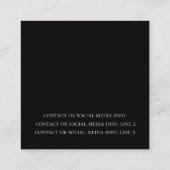 マジカルスパークルプリント名刺 スクエア名刺 (裏面)