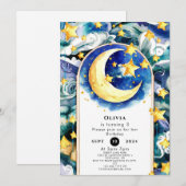 マジカルチャイルズムーン誕生日 招待状 (正面/裏面)