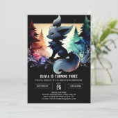 マジカルチルドルオオカミ誕生日 招待状 (スタンド正面)