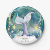 マジカルチルドレンズマーメイド誕生日 ペーパープレート (正面)