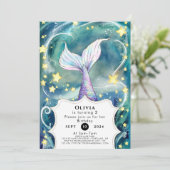 マジカルチルドレンズマーメイド誕生日 招待状 (スタンド正面)