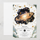 マジカルチルドレン宇宙誕生日 招待状 (正面/裏面)