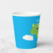 マジカルドラゴンかわいい1歳の誕生日パーティー 紙コップ (正面)