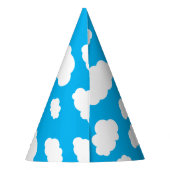 マジカルドラゴンかわいい1st誕生日パーティー帽子 パーティーハット (裏面)