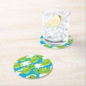 マジカルドラゴンキュート1st誕生日パーティーコースター ラウンドペーパーコースター (インサイチュ)