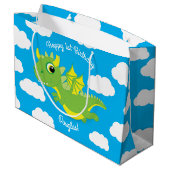 マジカルドラゴンキュート1st誕生日抱き枕 ラージペーパーバッグ (裏面アングル)