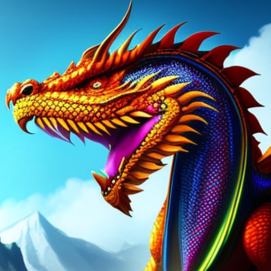 マジカルドラゴンヘッド顔Tシャツ Tシャツ