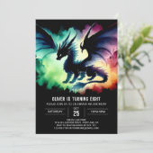 マジカルドラゴン誕生日デジタル 招待状 (スタンド正面)