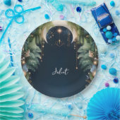 マジカルドリームミスティックスターズムーンブライダルシャワー ペーパープレート (パーティー)