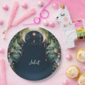 マジカルドリームミスティックスターズムーンブライダルシャワー ペーパープレート (パーティー)