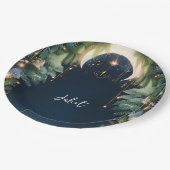 マジカルドリームミスティックスターズムーンブライダルシャワー ペーパープレート (アングル)