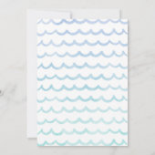 マジカルドルフィンズかわいらし誕生日招待状 招待状 (裏面)