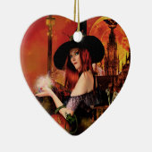 マジカルナイトウィッチハートオーナメント セラミックオーナメント (右)