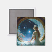 マジカルナイトシーンファンタジーアート マグネット (正面/裏面)