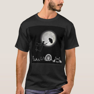マジカルナニーオーバーロンドン – ネオンライト Tシャツ