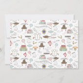 マジカルハリーポッターとホグワーツ誕生日 – 写真 招待状 (裏面)